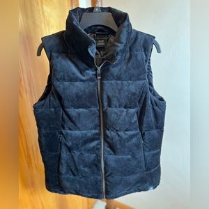 Zeroxposure Womens Faux Velvet Vest Large